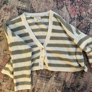 Jessica Simpson stripped cardigan